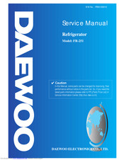 Daewoo FR-251 Service Manual