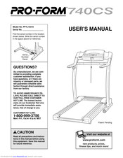 Pro-Form 740CS User Manual