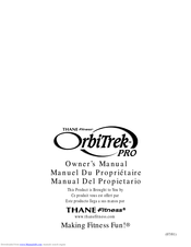 Thane Fitness OrbiTrek PRo Owner's Manual
