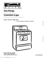 Kenmore 970-3393x User And Care Manual