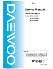 Daewoo KOC-1C4KB Service Manual