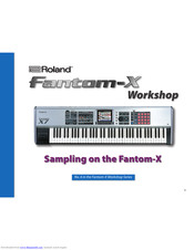 Roland Fantom-X User Manual