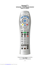 Contec RT-U62SDplus Programming And Operating Instructions