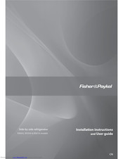 Fisher & Paykel RX616 Installation Instructions And User Manual