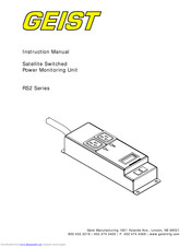 Geist RS2 Series Instruction Manual