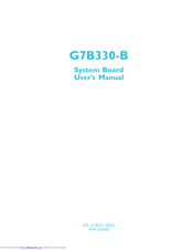 DFI G7B330-B User Manual