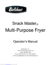 Belshaw Brothers Snack Master Operator's Manual