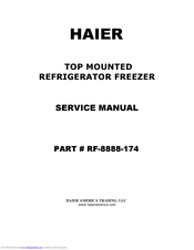 Haier RF-8888-174 Service Manual