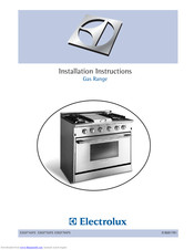 Electrolux E36GF75GPS Installation Instructions Manual