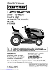 Craftsman 917.98636 Operator's Manual