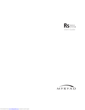 Myryad RS User Manual