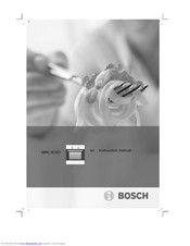 Bosch HBN 301E1 Instruciton Manual