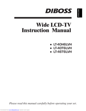 DiBoss LT-40T6LVH Instruction Manual