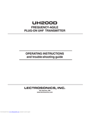 Lectrosonics UH200D Operating And Troubleshooting Manual
