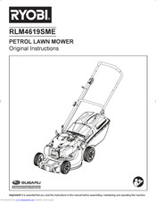 Ryobi RLM4619SME Original Instructions Manual