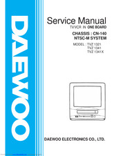 Daewoo TVZ 1321 Service Manual