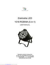 elektraLite 1018 RGBWA User Manual