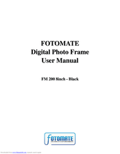 Fotomate FM 200 User Manual