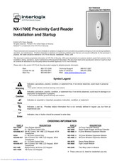 Interlogix NetworX NX-1700E Installation And Startup Manual