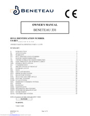 BENETEAU 331 Owner's Manual