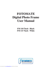 Fotomate FM 115 User Manual