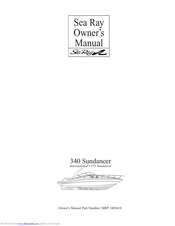 Sea Ray 340 Sundancer Owner's Manual