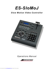 JLCooper Electronics ES-SloMoJ Operation Manual
