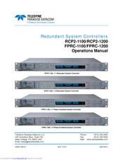 Teledyne RCP2-1200 Operation Manual