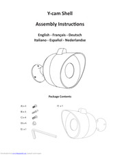 Y-cam Camera Assembly Instructions Manual