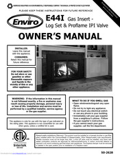Enviro E441 Owner's Manual