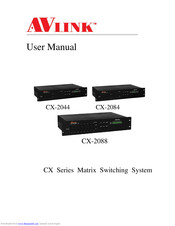 AVLink CX-2088 User Manual