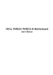 IWILL P4R533-N User Manual