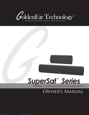 GoldenEar Technology SuperSat 50C Owner's Manual