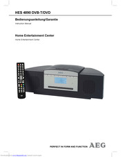 AEG HES 4890 DVB-T/DVD Instruction Manual