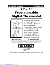 TOTALINE P374-2300FM Owner's Manual