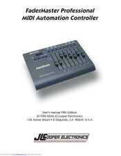 JLCooper Electronics FaderMaster Professional User Manual