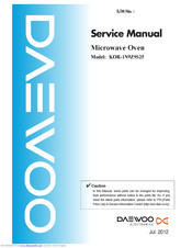 Daewoo KOR-1N9Z9S25 Service Manual