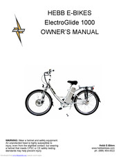 Hebb ElectroGlide 1000 Owner's Manual