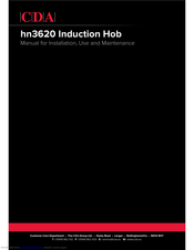 CDA hn3620 Manual For Installation, Use And Maintenance