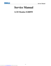Dell E2009W Service Manual