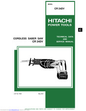 Hitachi CR 24DV Technical And Service Manual