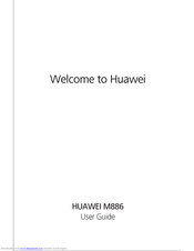 HUAWEI M886 User Manual