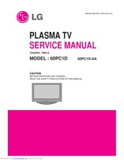 LG 60PC1D-AA Service Manual