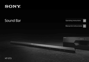 Sony HT-ST3 Operating Instructions Manual