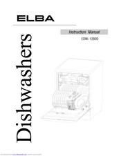 Elba EDW-1292D Instruction Manual