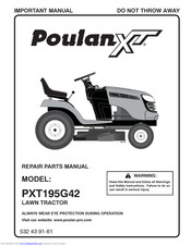 Poulan pro xt riding mower hot sale