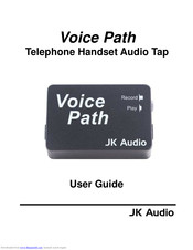 JK Audio Voice Path User Manual