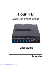 JK Audio Four IFB User Manual