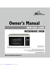 Royal Sovereign RMW1000-30WH Owner's Manual