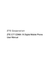 Zte C77 User Manual